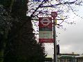 Bus Stop Leas Green With Q Plate 110205 