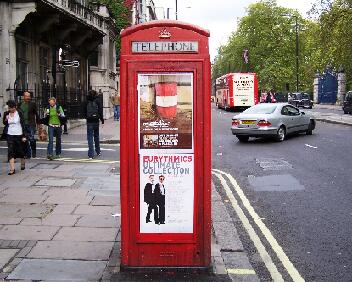 K6 With Advert On Rear Piccadilly 281005