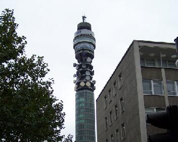 BT Tower From Tot Crt Rd 131005
