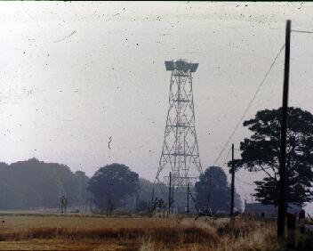 BW003032 MICROWAVE TOWER RAF CROWLAND 1975