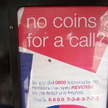 Coin Box Message re Reverse Charge 200806