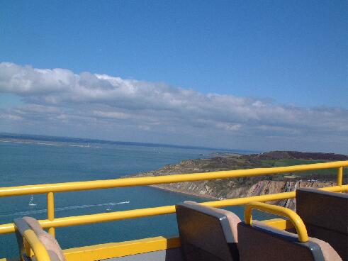 Allum Bay From Top Deck 160405