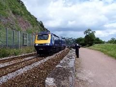 HST On Sea Wall Teignmouth 1 080707