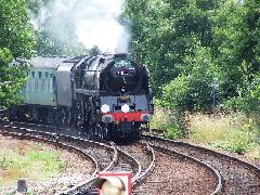 Loco 71000 Exeter St Davids 1 090706
