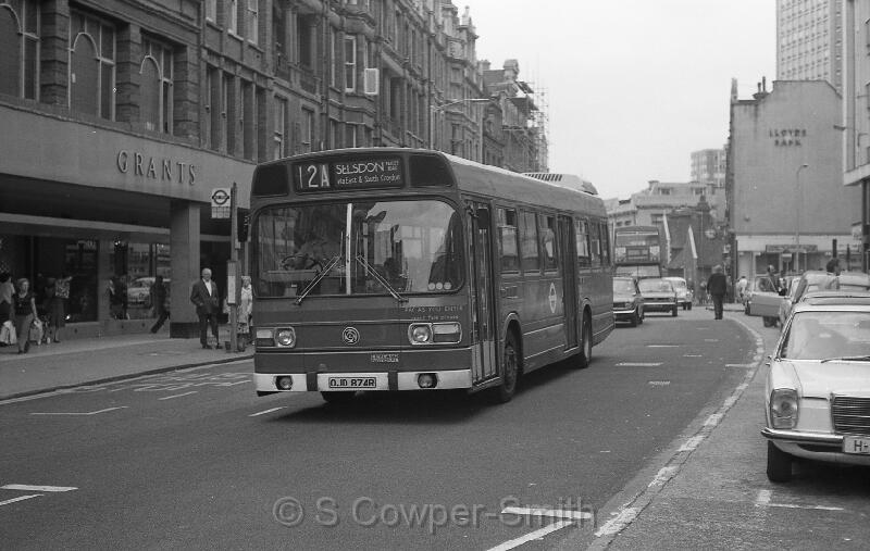 12A,BW56,33,LS074,12A,Selsdon Farley Road,High St,Aug 1978.jpg