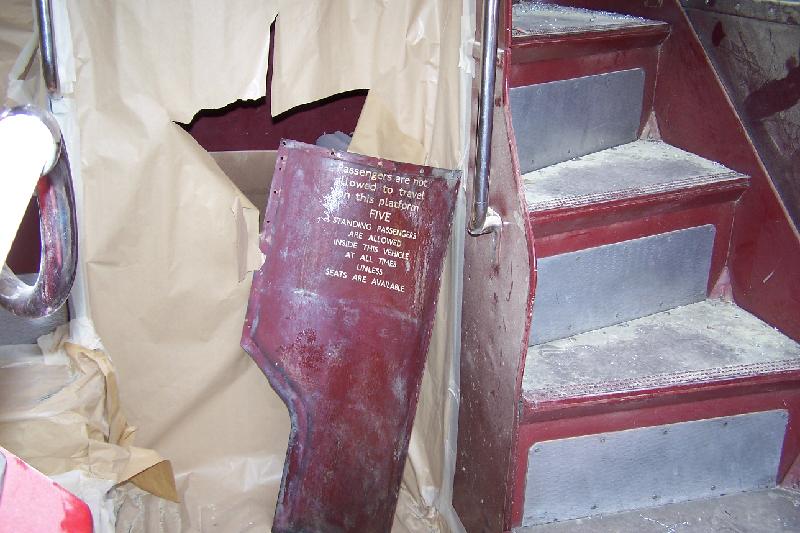 Original Panel Uncovered On Stairs 1 290208.JPG