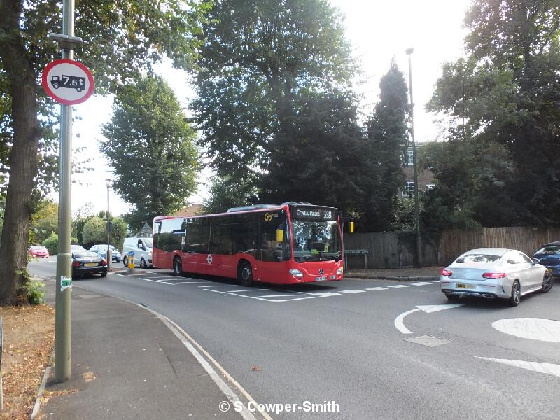 Buses On Diversion Bickley 14 310816.JPG