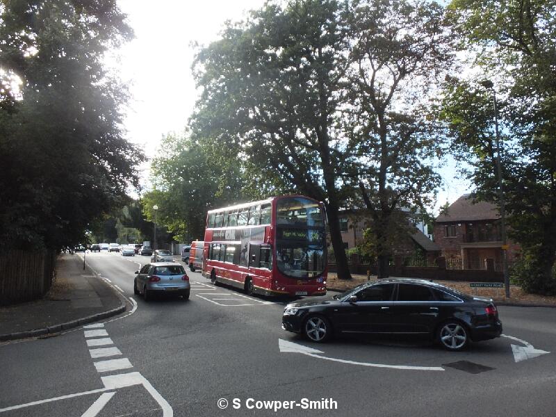 Buses On Diversion Bickley 5 310816.JPG