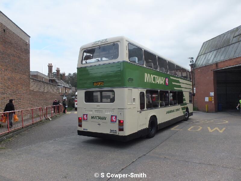 C454GKE L405 Winchester Bus Running Day 2 190317.JPG