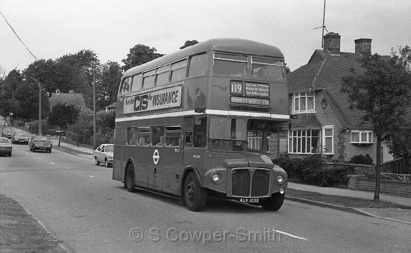 119,BW47,07,RM2103,119,BROMLEY NORTH STN,CORKSCREW HILL BR4,15071978.jpg