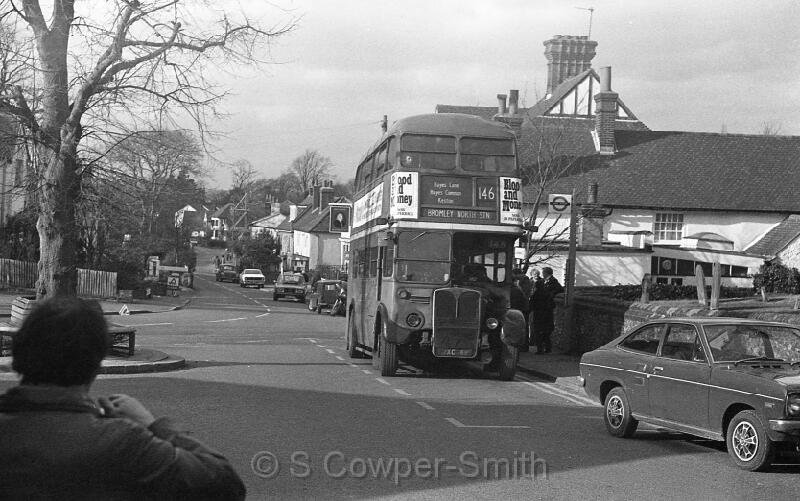 146,BW28,38,RT0785,146,Bromley North Stn,Downe,Mar 1978.jpg