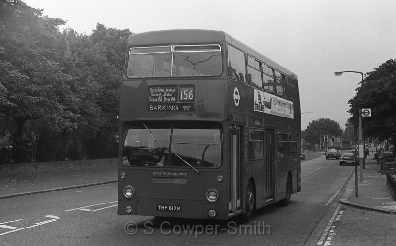 156,BW57,20,DMS1617,156,Barking London Road,Barking,Aug 1978.jpg