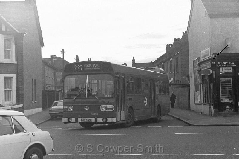 227,BW23,36,LS069,227,CRYSTAL PALACE,CHISLEHURST GORDON ARMS,JAN 78.JPG