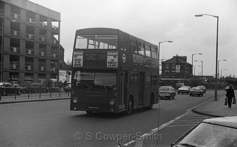 233,BW30,26,DMS1546,233,West Croydon and Roundshaw,Wellesley Rd Croydon,Mar 78.jpg