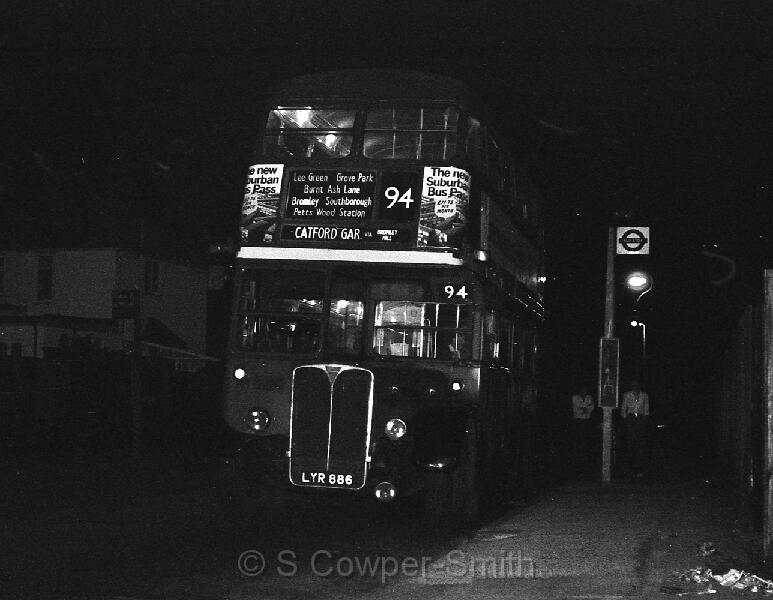94,BW56,14,RT3467,94,Catford Gar Via Bromley Hill,Petts Wood,Aug 1978.jpg