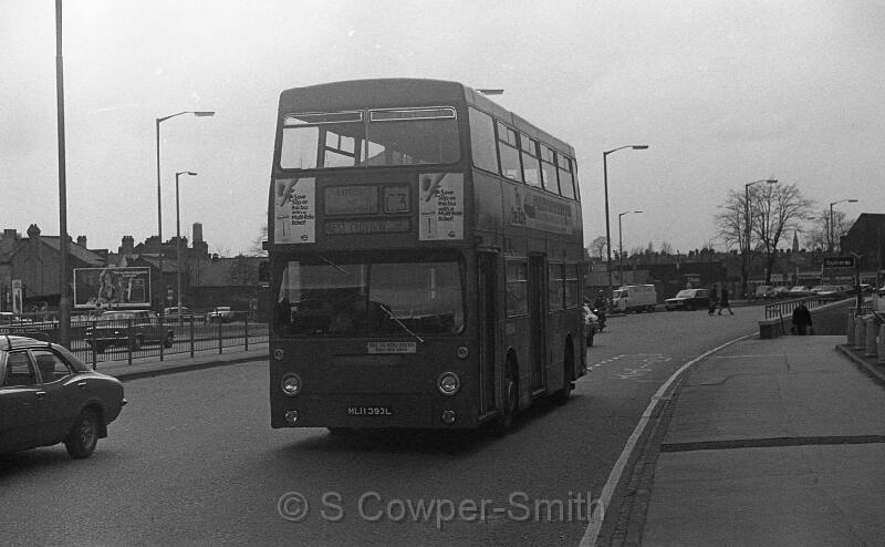 C3,BW30,25,DMS1393,C3,West Croydon Bus Station,Wellesley Rd Croydon,Mar 78.jpg